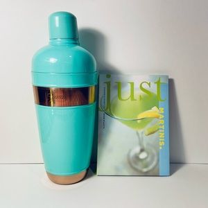 NWT Fiesta cocktail shaker and Martini recipe book